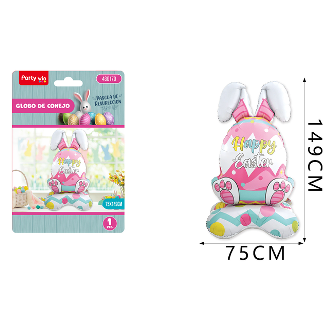 Globo Metalico De Pascua 75X149Cm 1