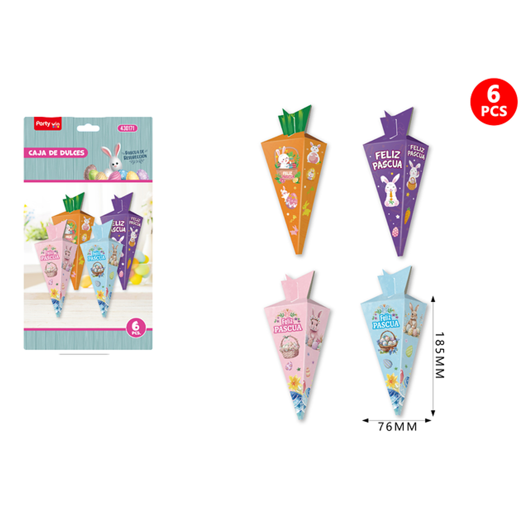 Caja Para Dulces De Pascua 6Pcs 1