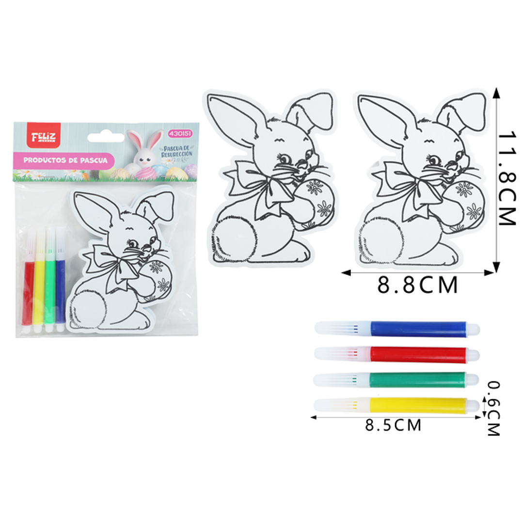Conjunto De Colorear Para Pascua 1
