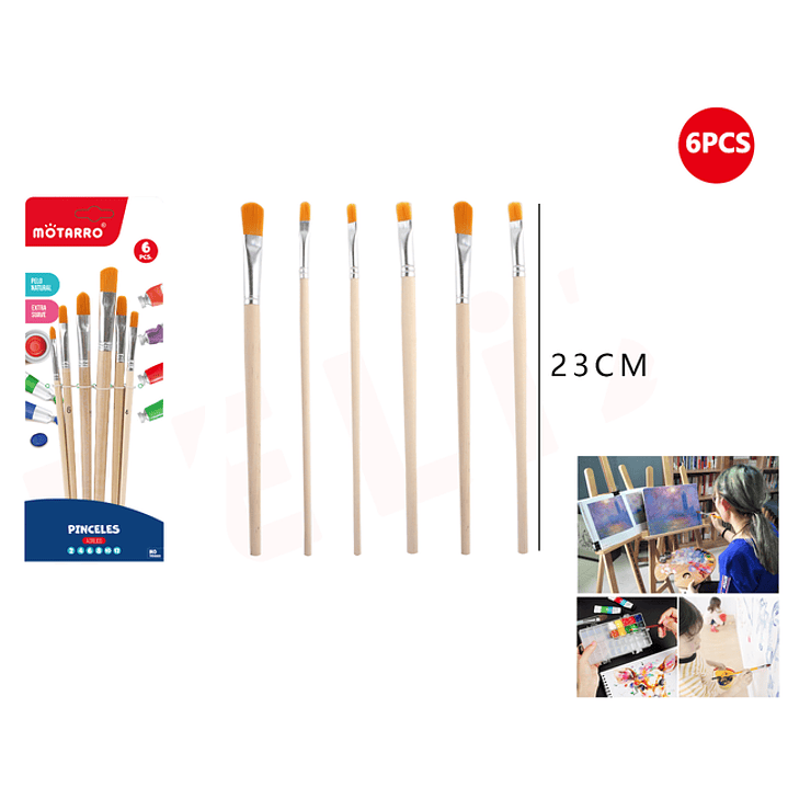 Set De Pinceles 6Pcs 1