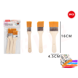 Set De Brochas 3Pcs