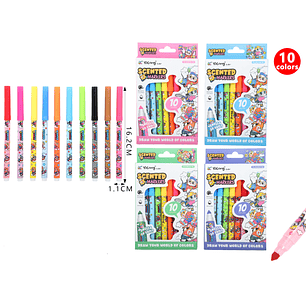 Marcadores De Colores 16.2Cm 10Pcs