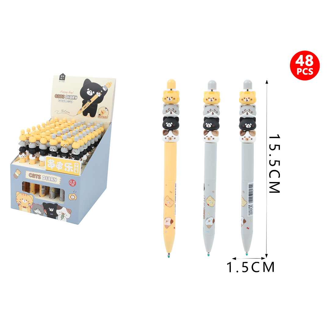Boligrafo Gatitos 15.5Cm 1