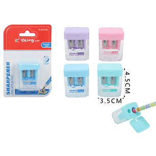 Sacapuntas Doble 4.5x3.5cm