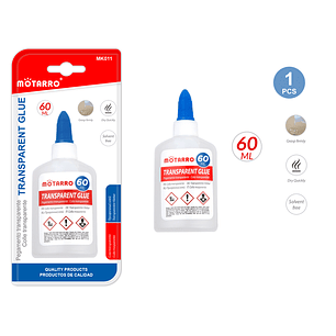 Pegamento Transparente 60Ml