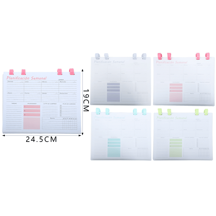 Planner Semanal 19X24.5Cm 1