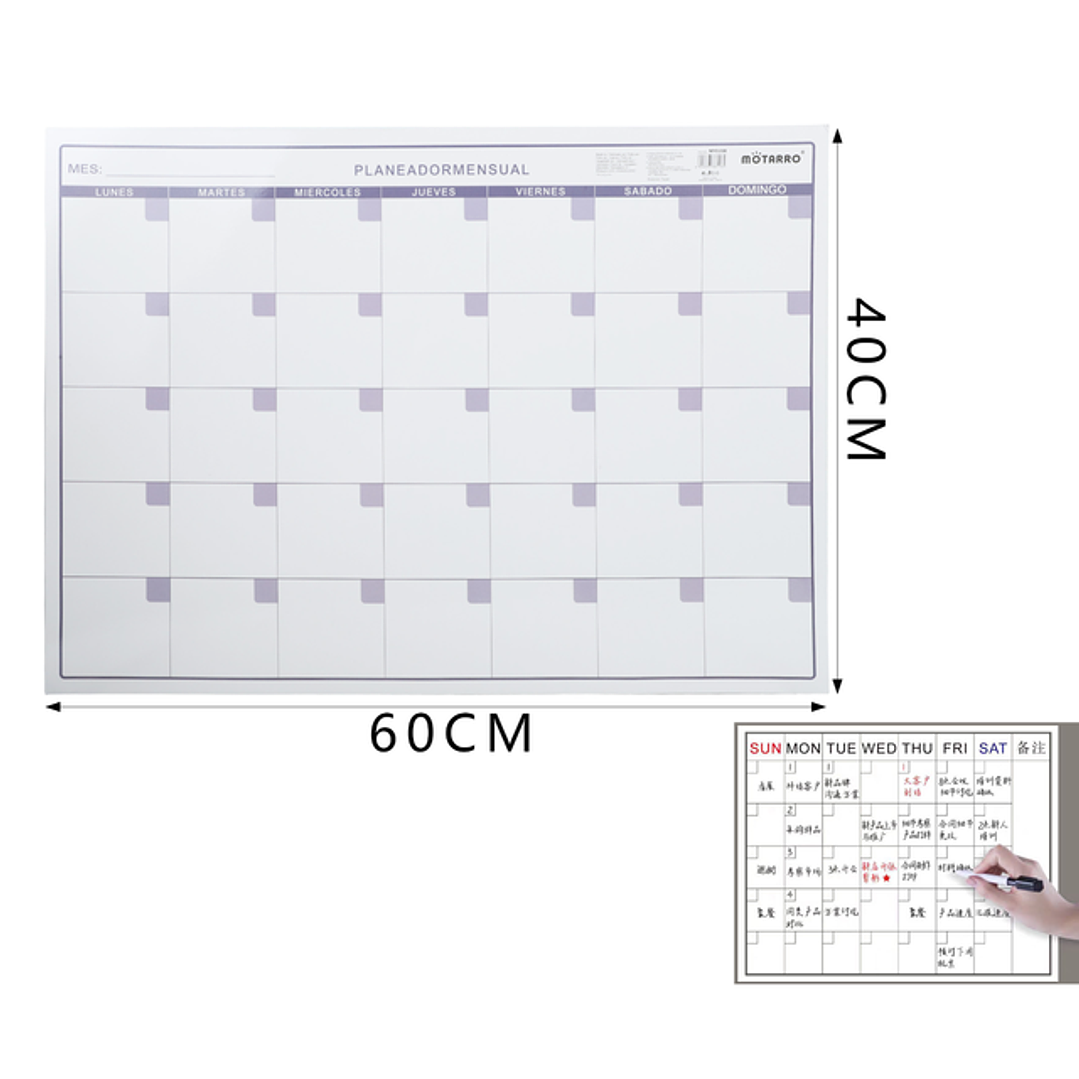 Planner Mensual 40x60Cm 1