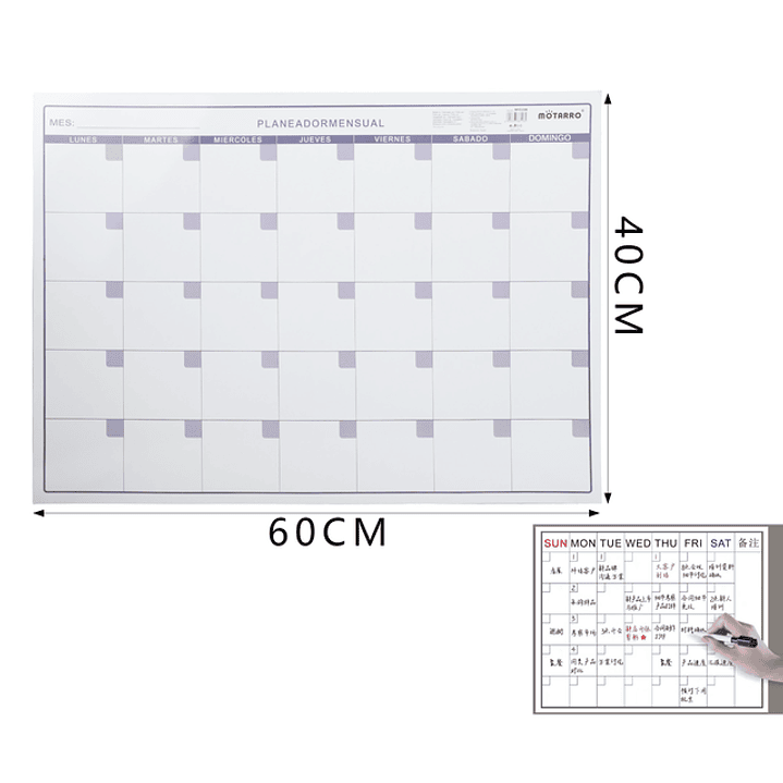 Planner Mensual 40x60Cm 1