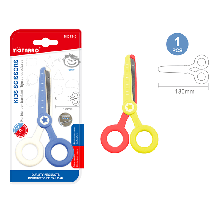 Tijeras Escolares 130Mm 1