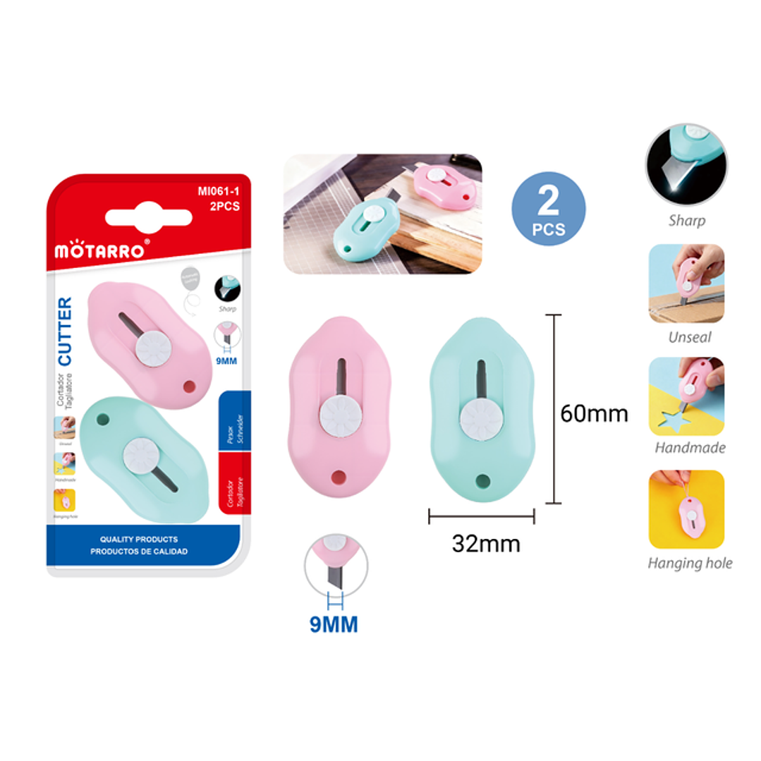 Cortador De Sobres 2Pcs Mini 1