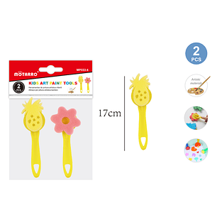 Brochas De Esponja Formas 2Pcs