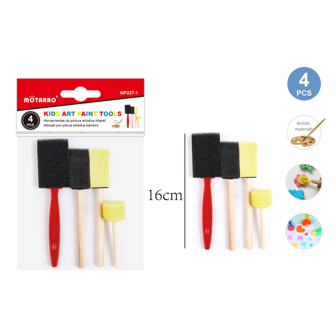 Brochas De Esponja 4Pcs 1