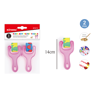 Rodillos De Goma Eva Formado 2Pcs