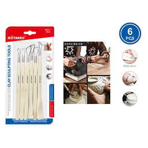 Set De Herramientas Escultura En Arcilla 6Pcs
