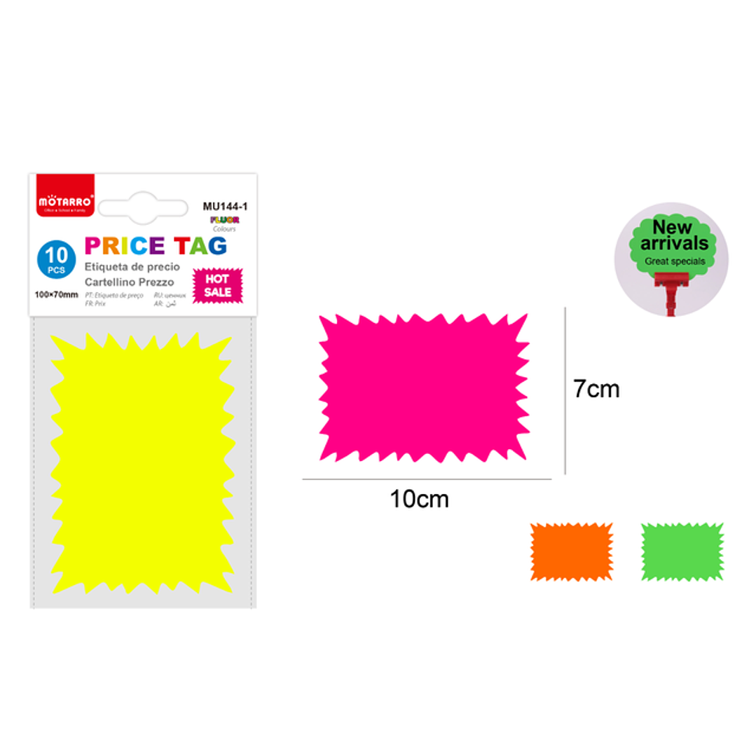Etiquetas De Precio 10X7Cm 10Pcs 1