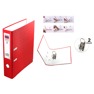 Carpeta Con Anillas Rojos