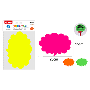 Etiquetas De Precio 25X15Cm 5Pcs