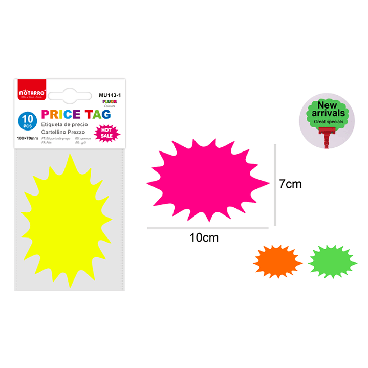 Etiquetas De Precio 10X7Cm 10Pcs 1