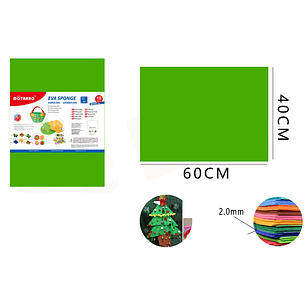 Goma Eva Verde Claro 40X60Cm