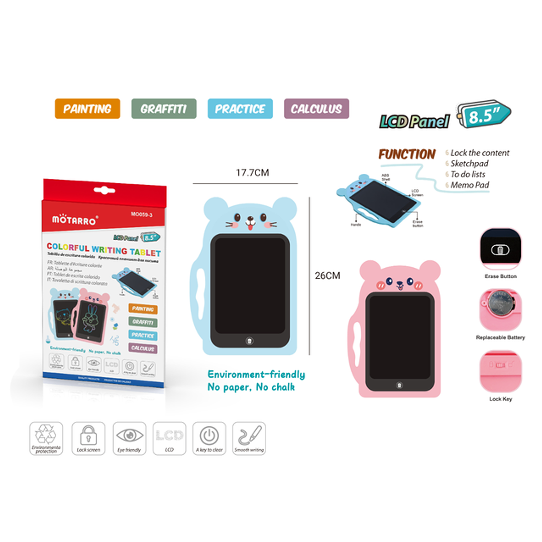 Tablero De Escritura Lcd 8.5Pul. 1