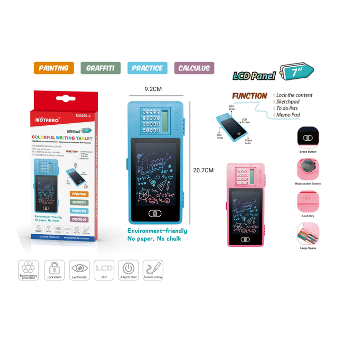 Estuche Caja Escolar Con Tablero De Escritura 1