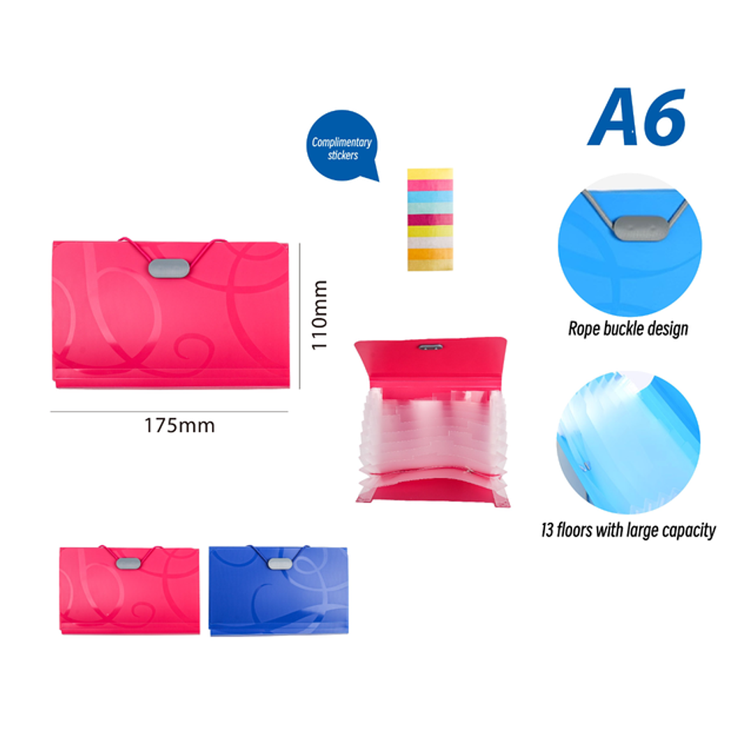 Carpeta Maletin Para Boletas A6 Mini 1