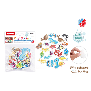 Stickers Goma Eva Animales Marinos