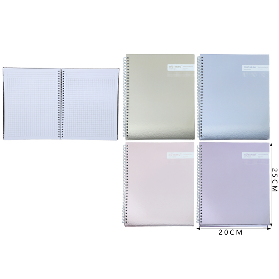 Cuaderno De Matematica 100Hojas 25X20Cm 7X7Mm 1