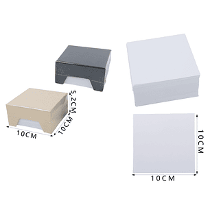 Etiquetas De Notas En Caja 10X10Cm