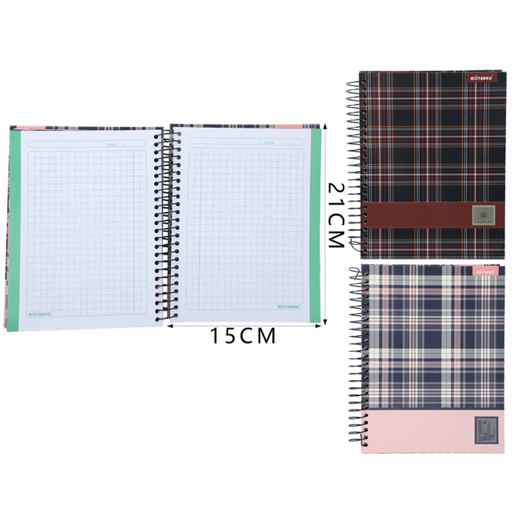 Cuaderno De Matematica A5 150Hojas 29X21Cm 7X7Mm 1