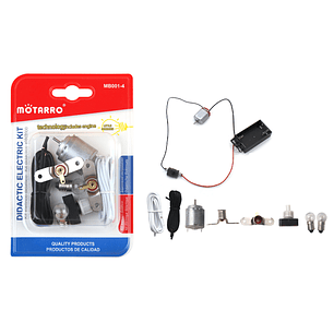 Set Circuito Electrico Con Motor Escolar