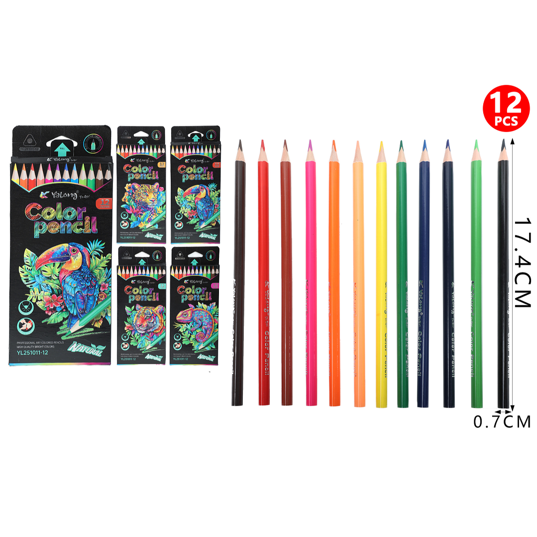 Lapices De Colores 17.4Cm 12Pcs 1