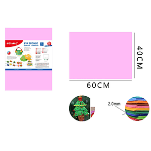 Goma Eva Blanco 40x60Cm 10pcs