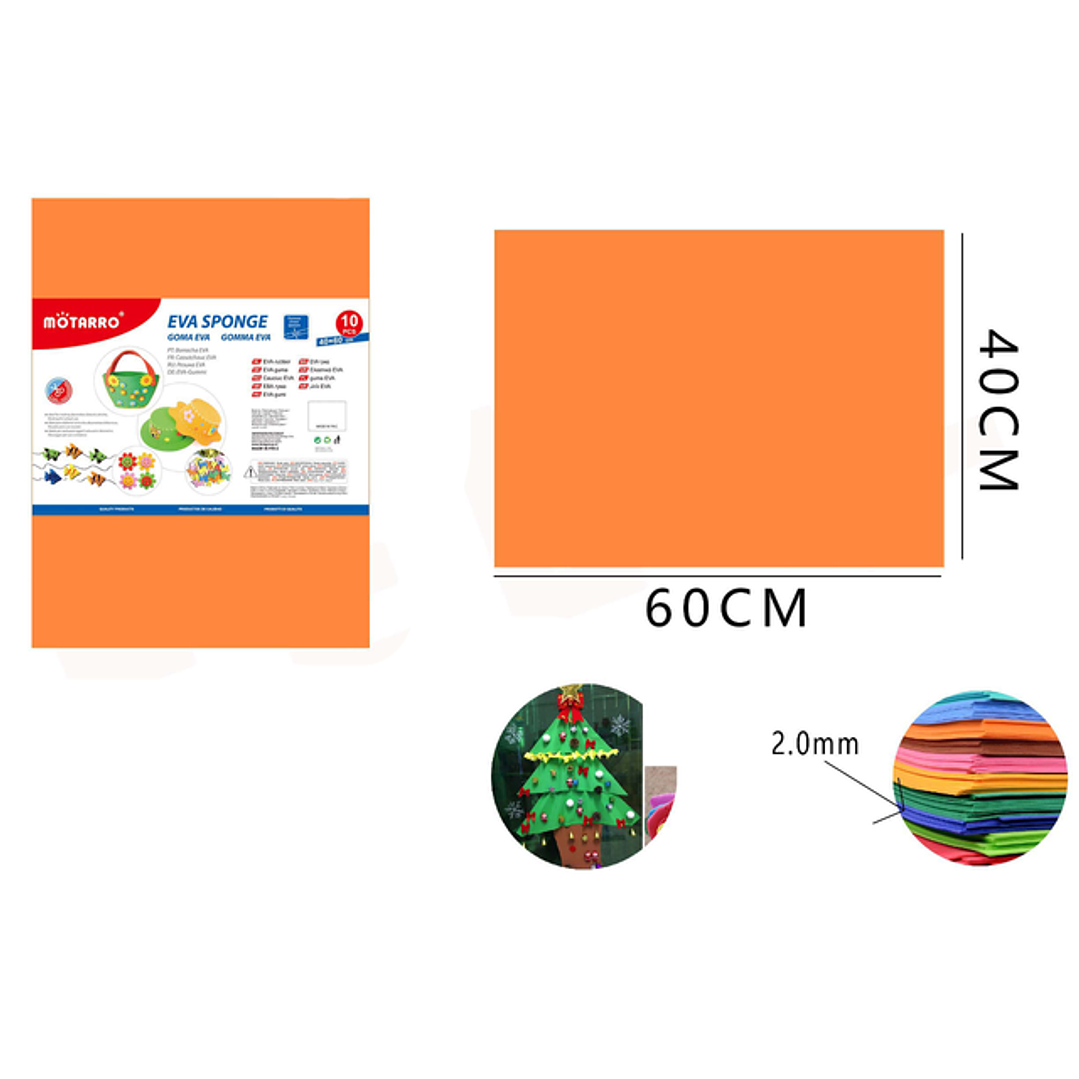 Goma Eva Negro 40x60Cm 1