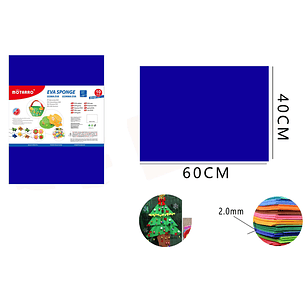 Goma Eva Azul 40x60Cm