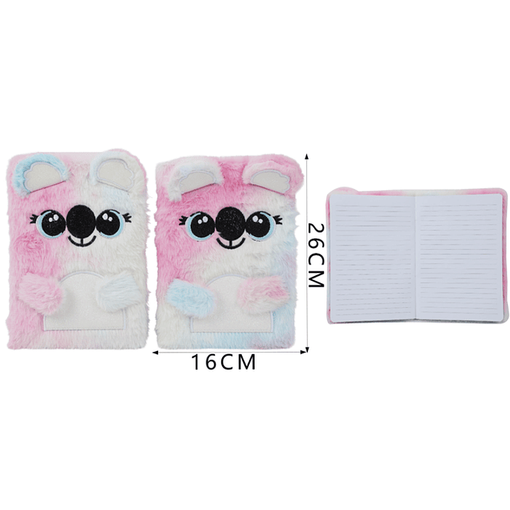 Libreta De Felpa Kaola 80Hojas A5 1