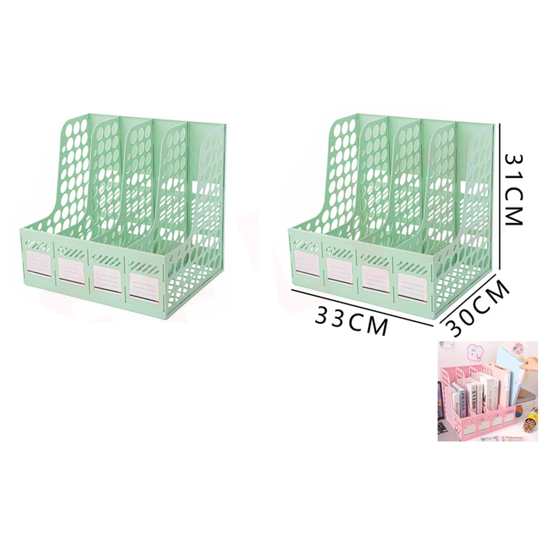 Estantes De Archivos Verde 33X30X31Cm 1