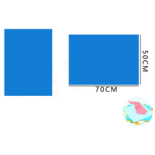 Cartulina Azul Fluor 50X70Cm 50Pcs