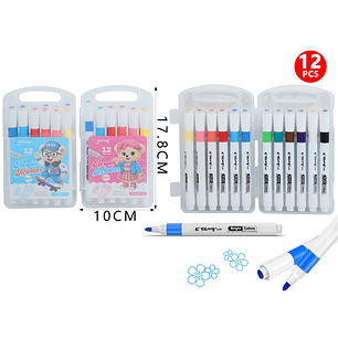 Marcadores De Colores 12Pcs