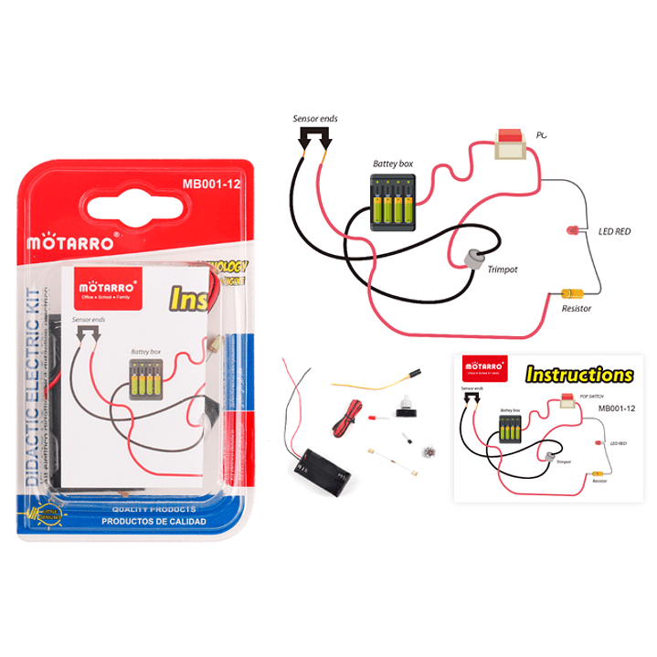 Set Circuito Electrico 10Pcs 1