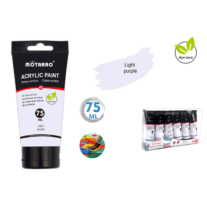 Pintura Morado Pastel 75Ml 1