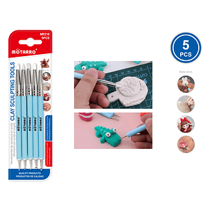 Herramientas De Escultura En Arcilla 5Pcs