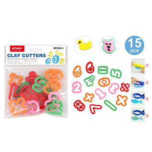 Moldes De Plasticinas Numeros 15Pcs