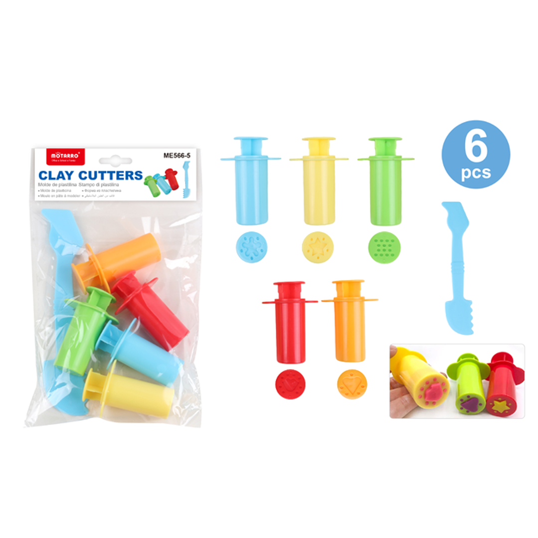 Moldes De Plasticinas 6Pcs 1
