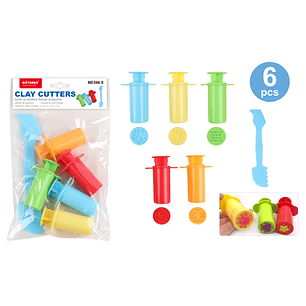 Moldes De Plasticinas 6Pcs