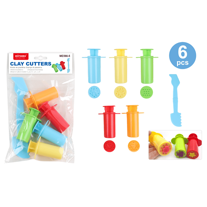 Moldes De Plasticinas 6Pcs 1
