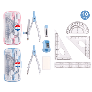 Set De Compas 10Pcs