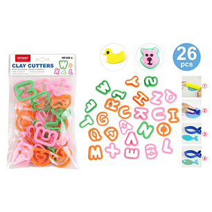 Moldes De Plasticinas Letras 26Pcs
