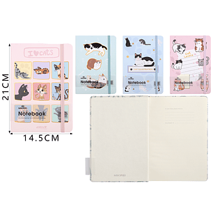 Libreta Con Elastico 21X14.5Cm