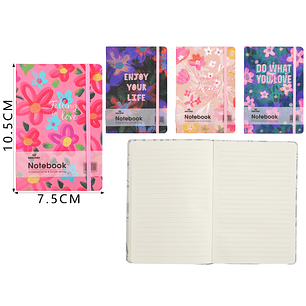 Libreta Con Elastico 10.5X7.5Cm